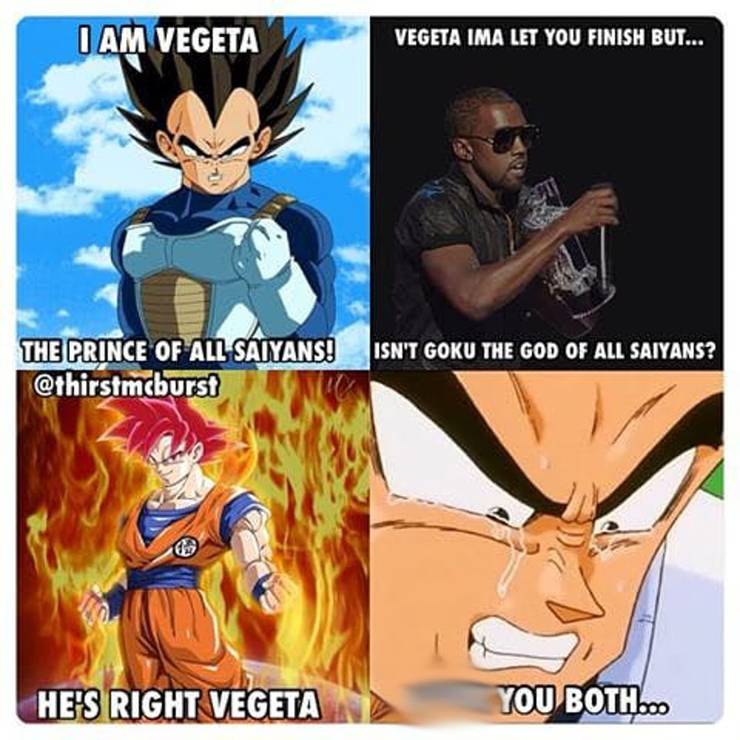 Dragon Ball 16 Hilarious Goku Vs Vegeta Memes Dragon Ball 16 Hilarious Goku Vs Vegeta Memes
